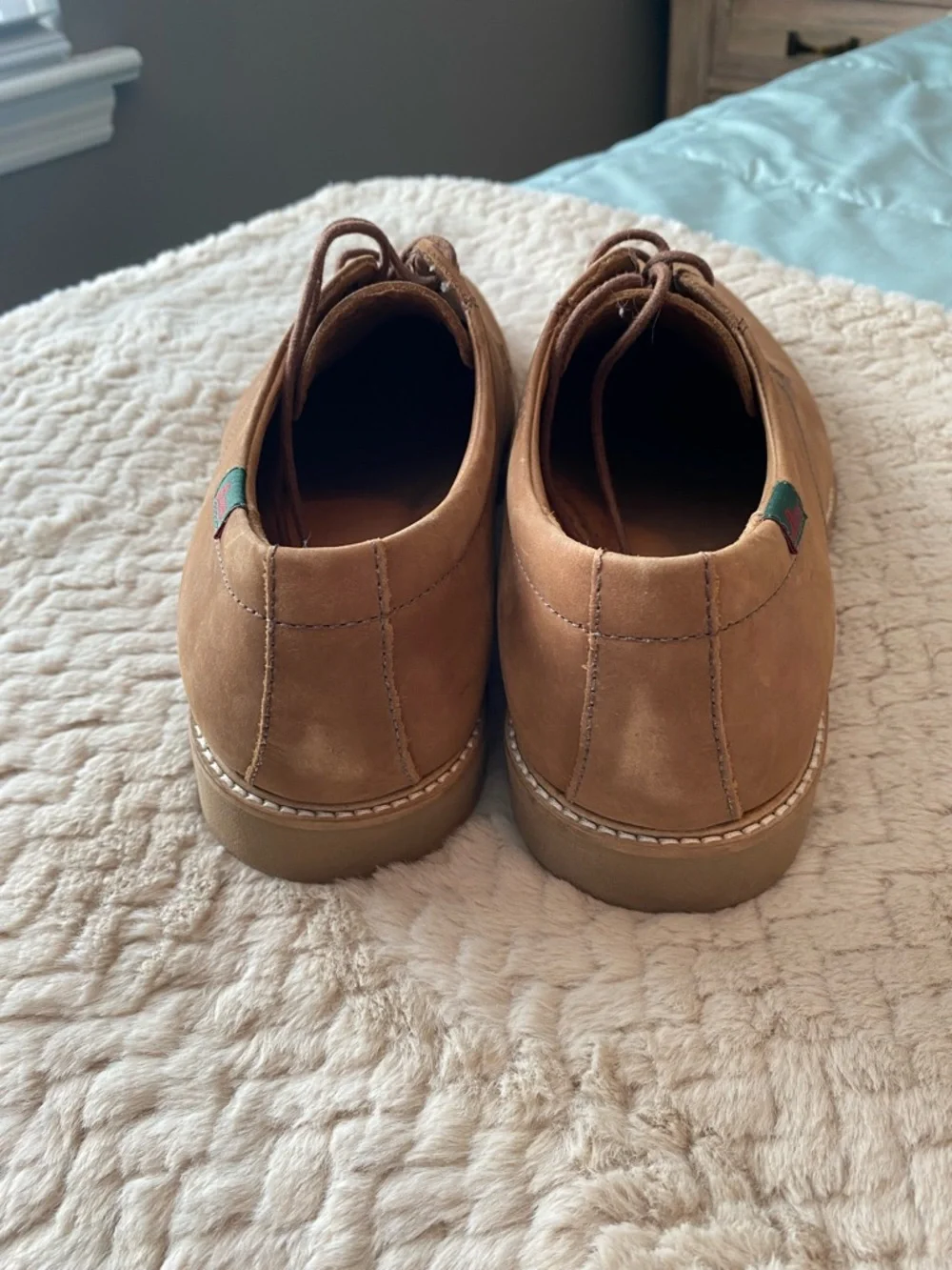 G.H. Bass & Co. Brown Leather Derby Lace-Up Shoes